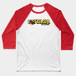 Tulsa Oklahoma Wagon Baseball T-Shirt